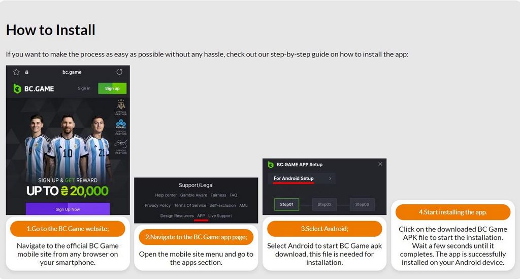 BC video game online casino site