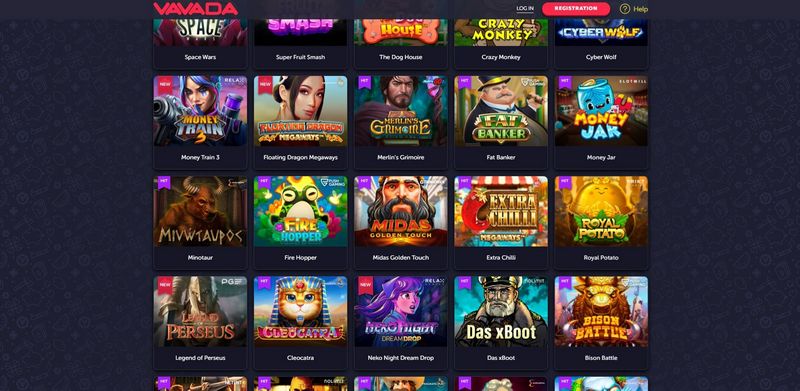 Регистрация и вход в VAVADA Gambling Enterprise